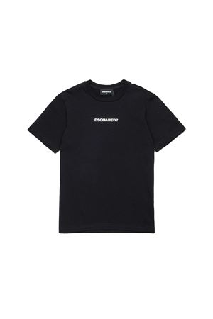 T-shirt with rubber effect logo DSQUARED KIDS | DQ2823D004GDQ900